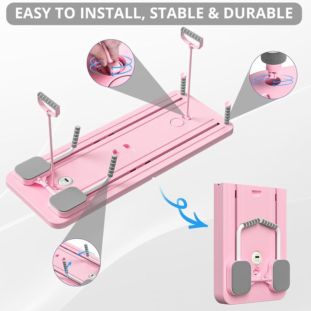 7 in 1 Pilates Board,Portable Reformer Abdominal Plate