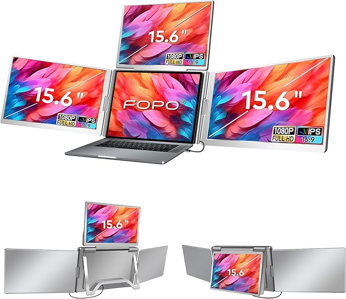 Laptop Screen Extender Monitor Portable 3 in 1