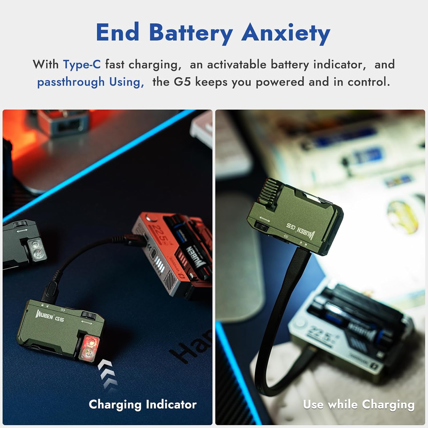 Rechargeable EDC Flashlight