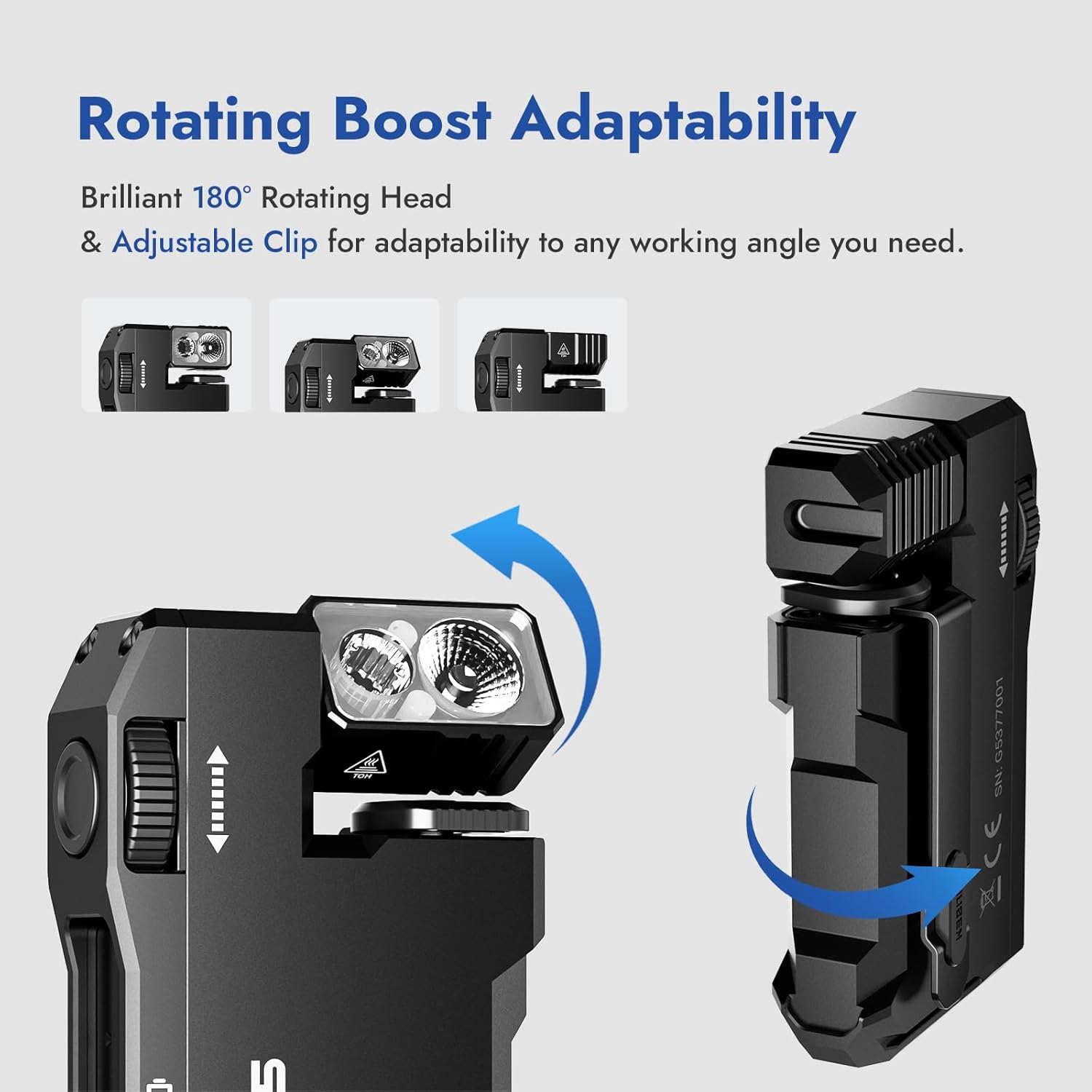 Rechargeable EDC Flashlight