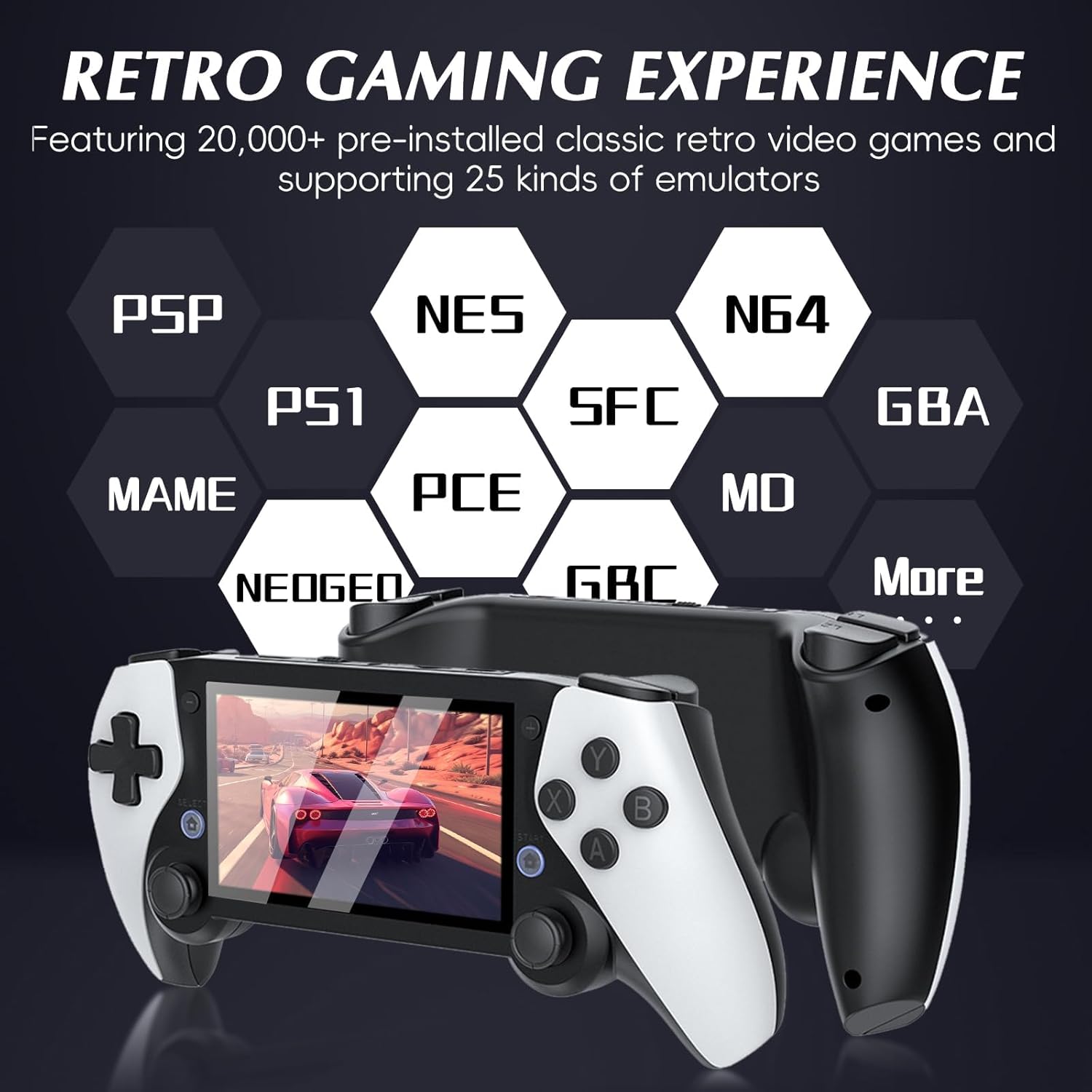 M25 Retro Handheld Game Console - 3D Joystick Game