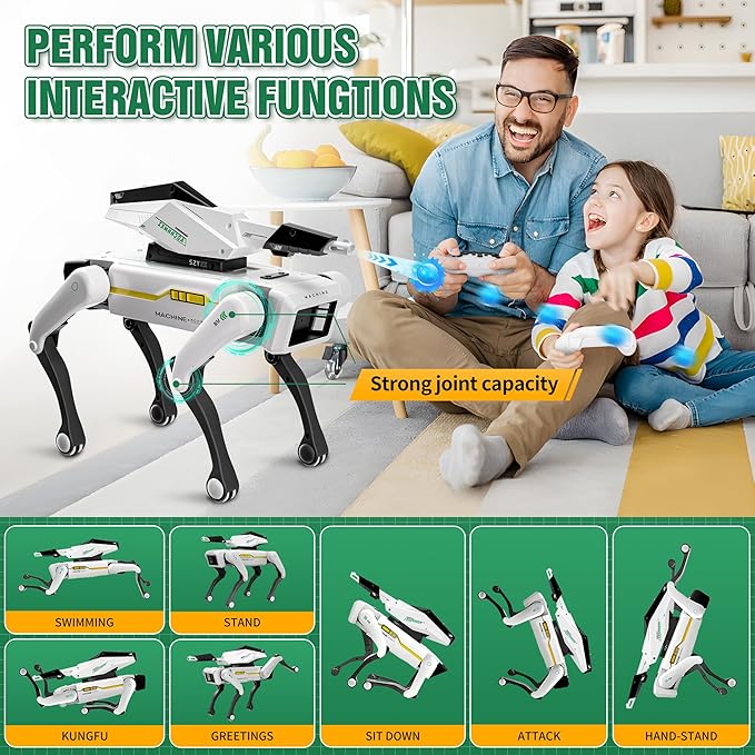 Shoot Robot Dog - Interactive STEM Pet