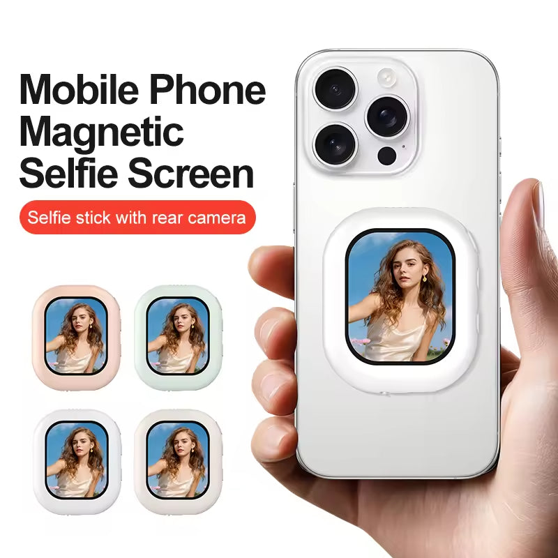 Selfie Monitor Screen with Sound Magnetic Kit Vlog Screen Monitor