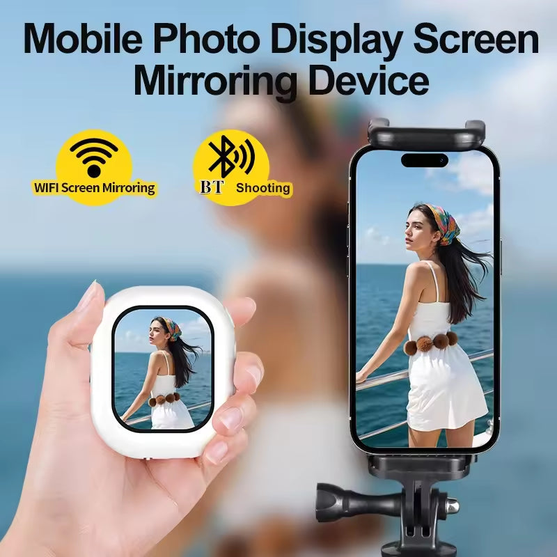 Selfie Monitor Screen with Sound Magnetic Kit Vlog Screen Monitor