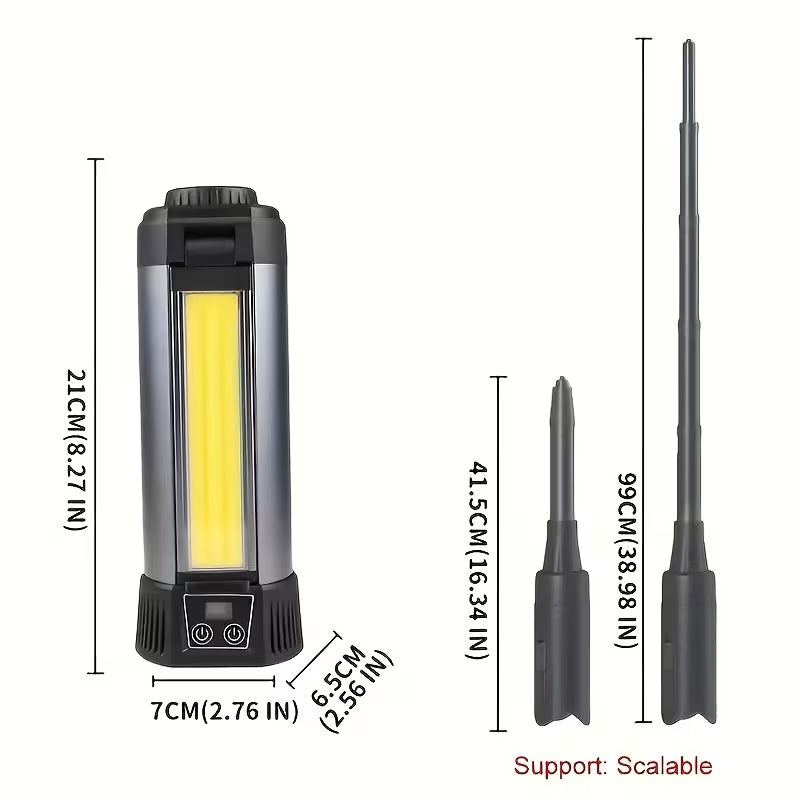 LED Work Light with Tripod, 6000mAh Rechargeable Flashlight
