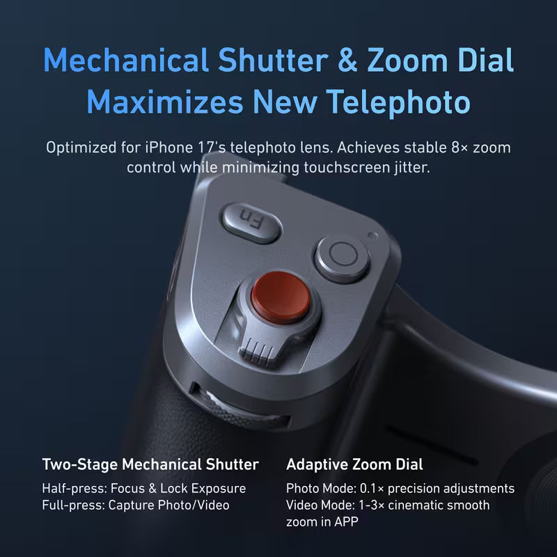 Wireless Qi Charging, Remote Zoom