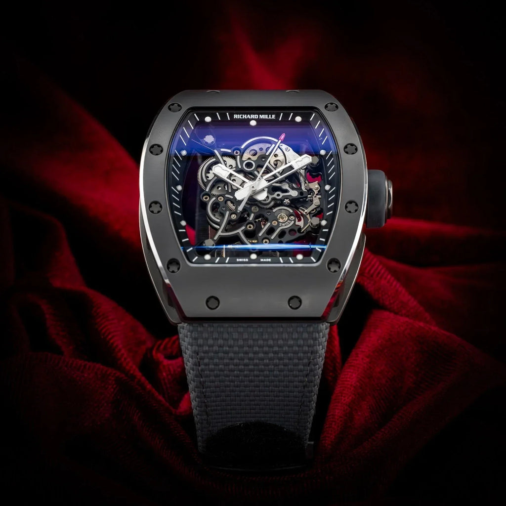 Richard Mille Bubba Watson Black Ceramic Skeleton Dial RM055
